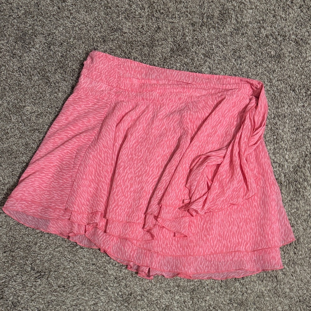 NWT Aerie Vibrant Pink Tie Skirt - Picture 4 of 4